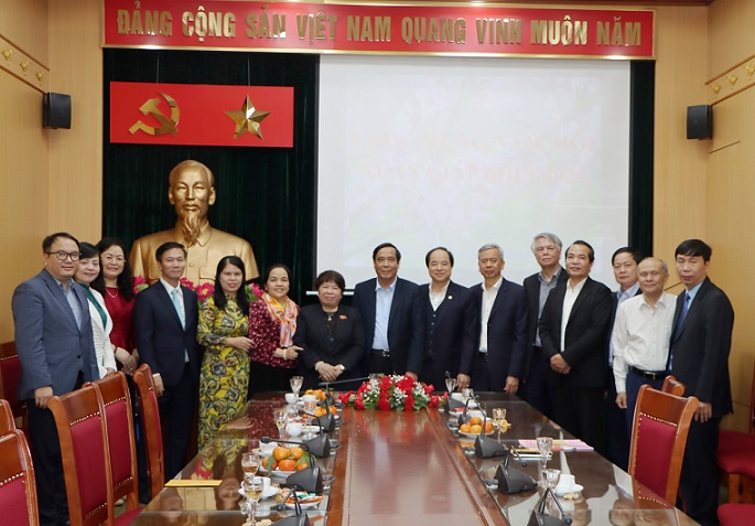 Ủy ban Xã hội của Quốc hội, Ban Dân vận Trung ương: Đến thăm, chúc Tết Trung ương Hội NCT Việt Nam